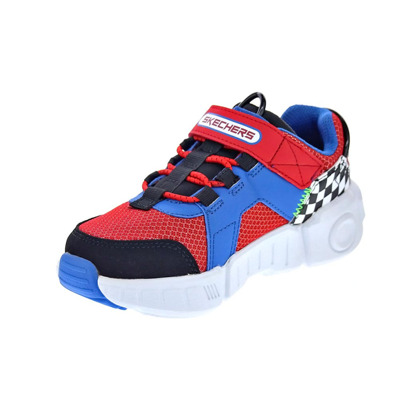 Zapatillas Skechers zapatos Niño modelo Gametronix Rojo 