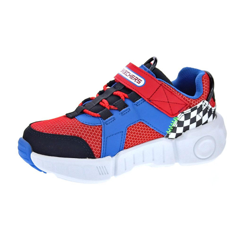 Zapatillas Skechers zapatos Niño modelo Gametronix Rojo 
