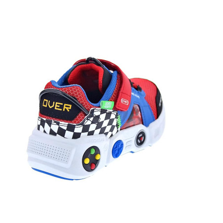 Zapatillas Skechers zapatos Niño modelo Gametronix Rojo 