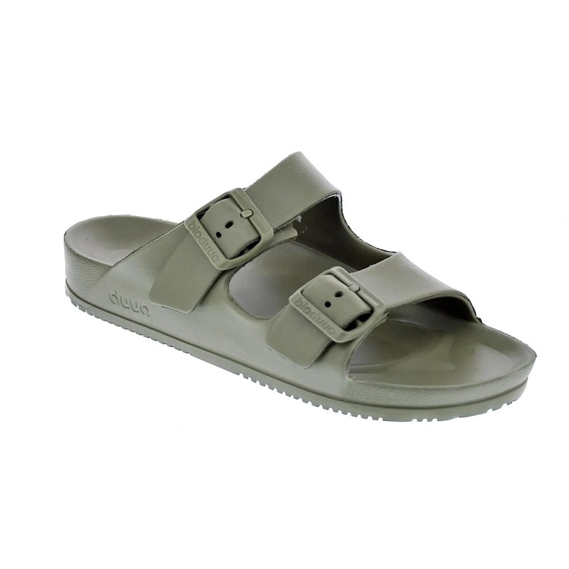 Sandalias Duuo zapatos Hombre modelo Bio Eva Verde Hebillas