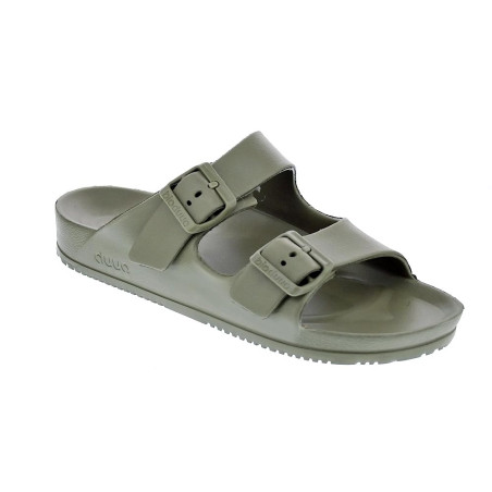 Sandalias Duuo zapatos Hombre modelo Bio Eva Verde Hebillas