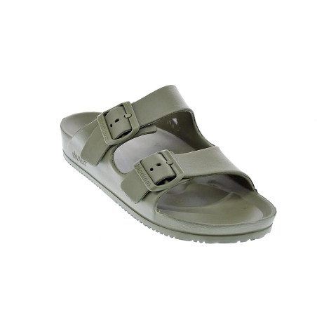 Sandalias Duuo zapatos Hombre modelo Bio Eva Verde Hebillas