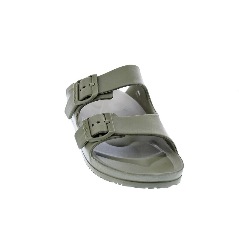 Sandalias Duuo zapatos Hombre modelo Bio Eva Verde Hebillas