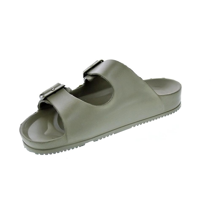 Sandalias Duuo zapatos Hombre modelo Bio Eva Verde Hebillas