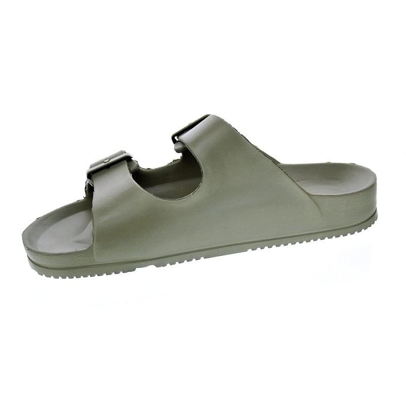 Sandalias Duuo zapatos Hombre modelo Bio Eva Verde Hebillas