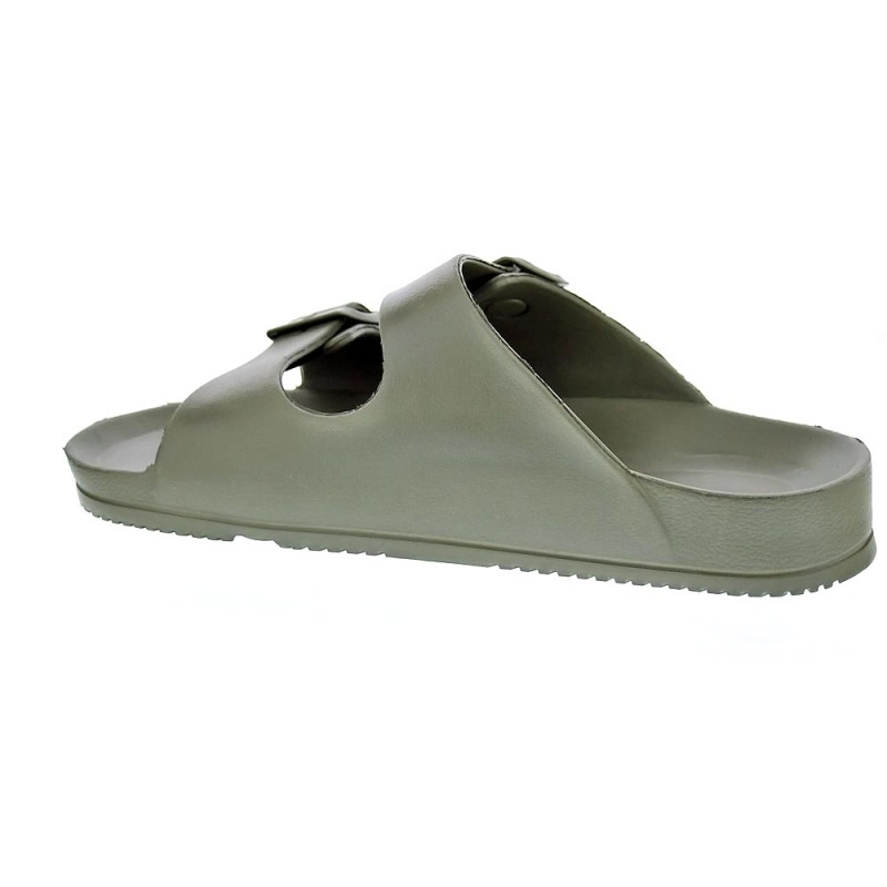 Sandalias Duuo zapatos Hombre modelo Bio Eva Verde Hebillas