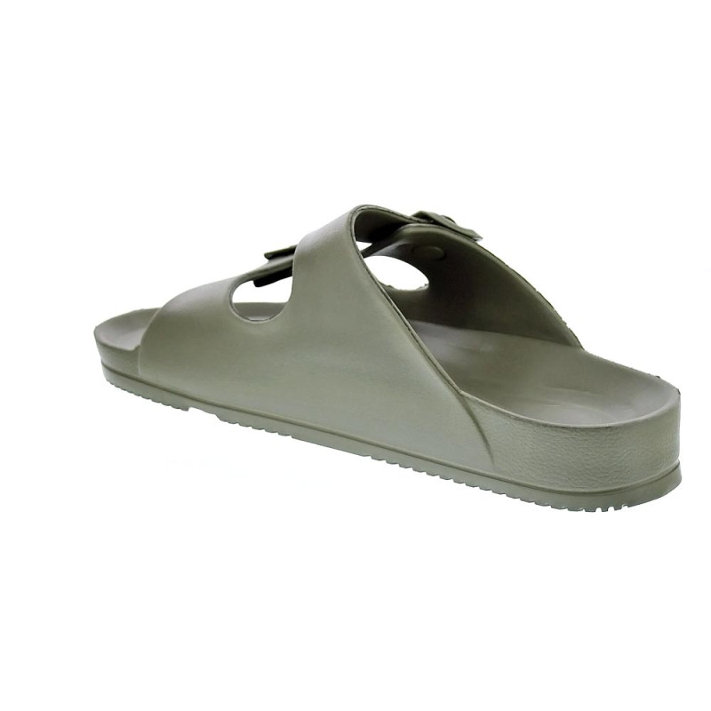 Sandalias Duuo zapatos Hombre modelo Bio Eva Verde Hebillas