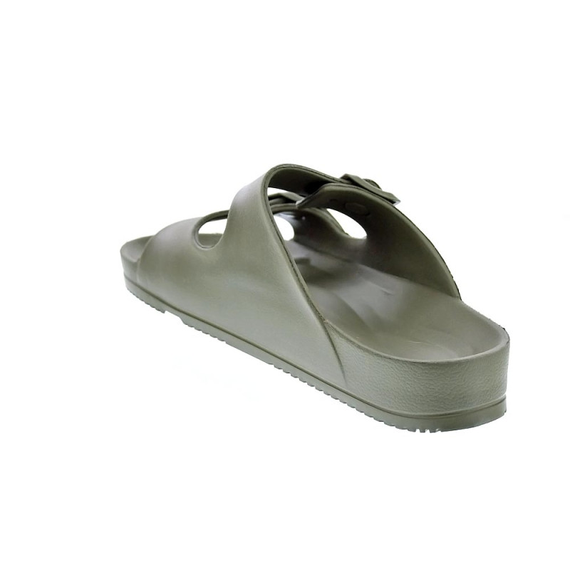 Sandalias Duuo zapatos Hombre modelo Bio Eva Verde Hebillas