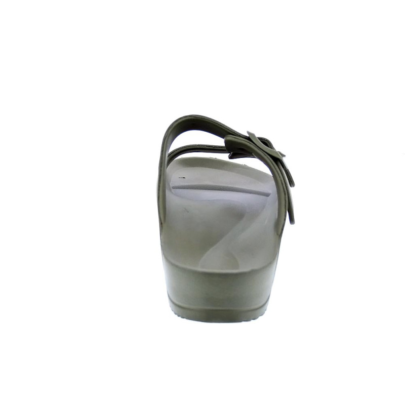 Sandalias Duuo zapatos Hombre modelo Bio Eva Verde Hebillas