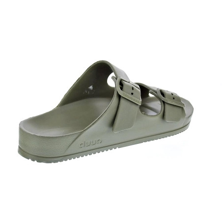 Sandalias Duuo zapatos Hombre modelo Bio Eva Verde Hebillas