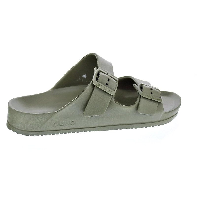 Sandalias Duuo zapatos Hombre modelo Bio Eva Verde Hebillas