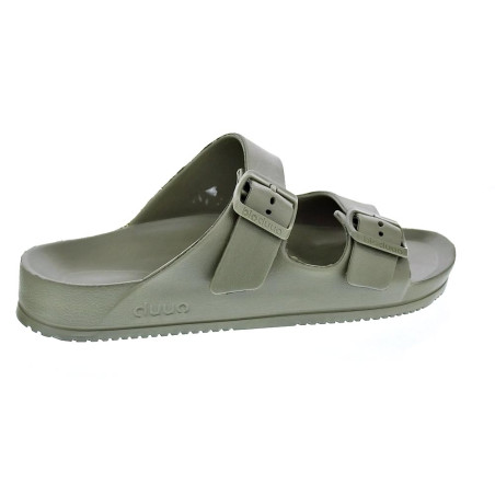 Sandalias Duuo zapatos Hombre modelo Bio Eva Verde Hebillas