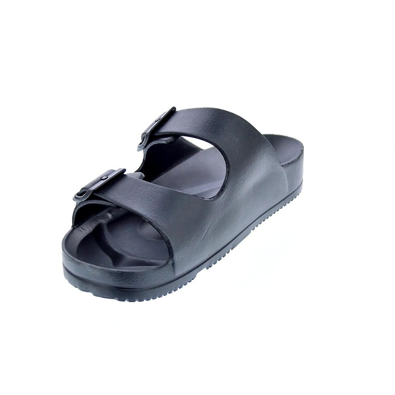 Sandalias Duuo zapatos Hombre modelo Bio Eva Negro Hebillas