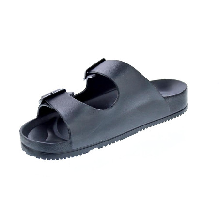 Sandalias Duuo zapatos Hombre modelo Bio Eva Negro Hebillas