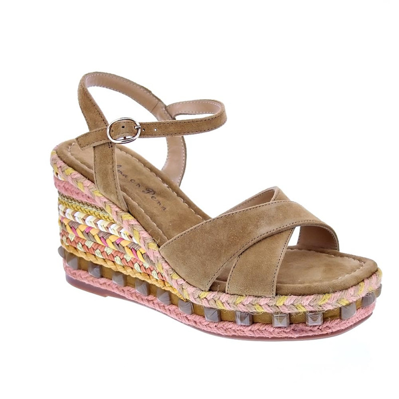 Sandalias Alma en Pena zapatos Mujer modelo V23455 Beige 