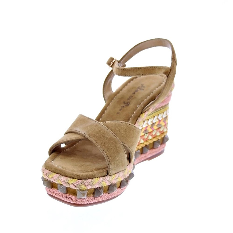 Sandalias Alma en Pena zapatos Mujer modelo V23455 Beige 