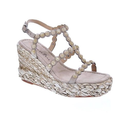 Sandalias Alma en Pena zapatos Mujer modelo V23517 Beige 