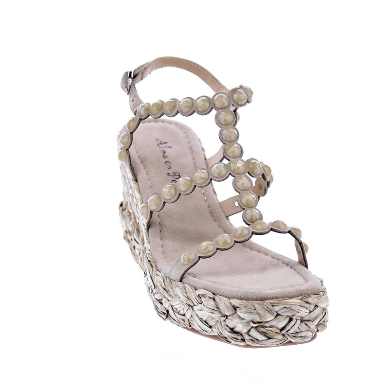 Sandalias Alma en Pena zapatos Mujer modelo V23517 Beige 