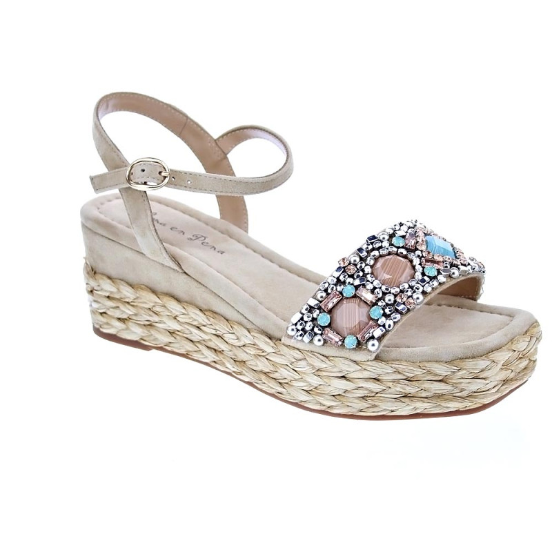 Sandalias Alma en Pena zapatos Mujer modelo V23570 Beige 