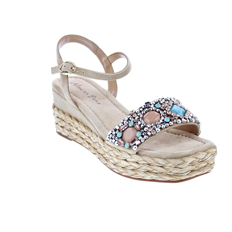 Sandalias Alma en Pena zapatos Mujer modelo V23570 Beige 