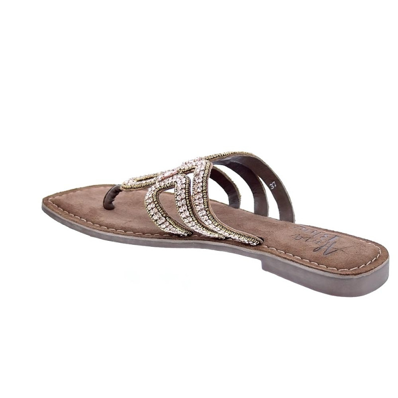 Sandalias Alma en Pena zapatos Mujer modelo V23BL2026 Marrón 