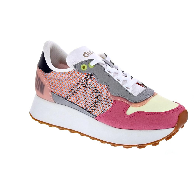 Zapatillas Duuo zapatos Mujer modelo Calma Hight 050 Rojo 