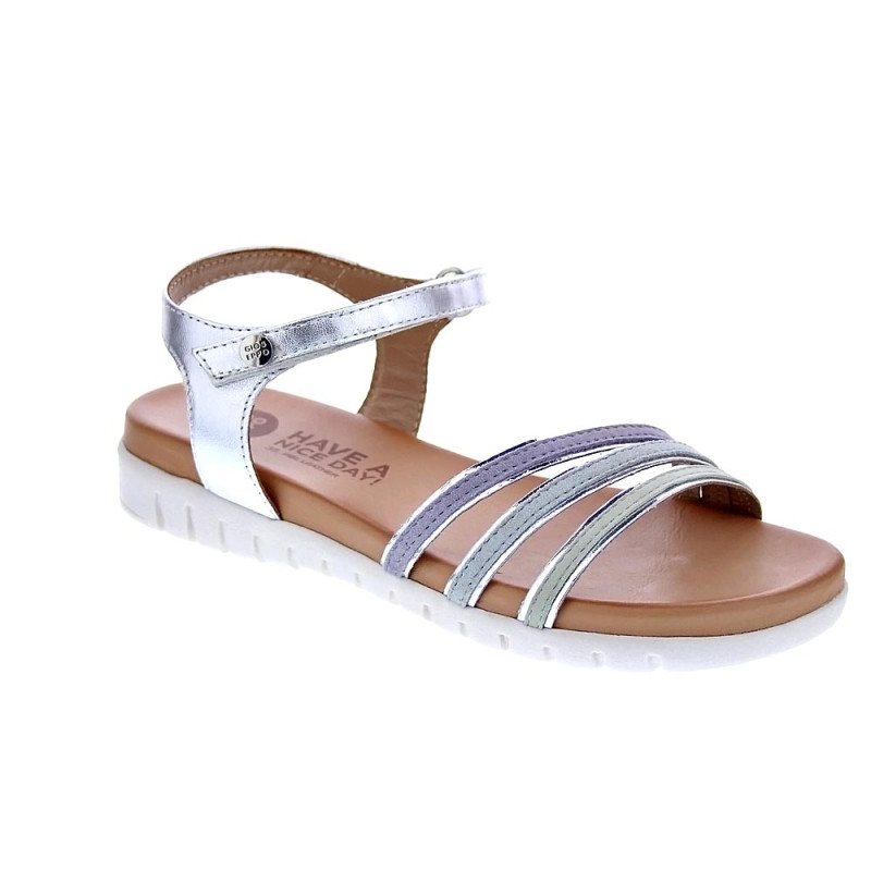 Sandalias Gioseppo zapatos Niña modelo 68237 Plata 