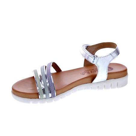 Sandalias Gioseppo zapatos Niña modelo 68237 Plata 