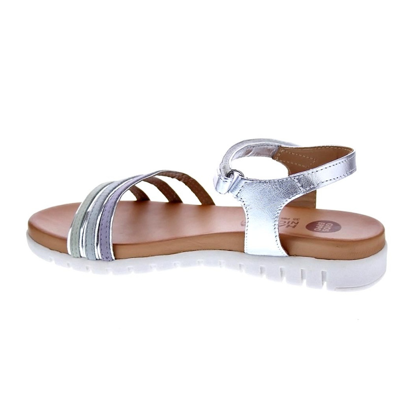 Sandalias Gioseppo zapatos Niña modelo 68237 Plata 