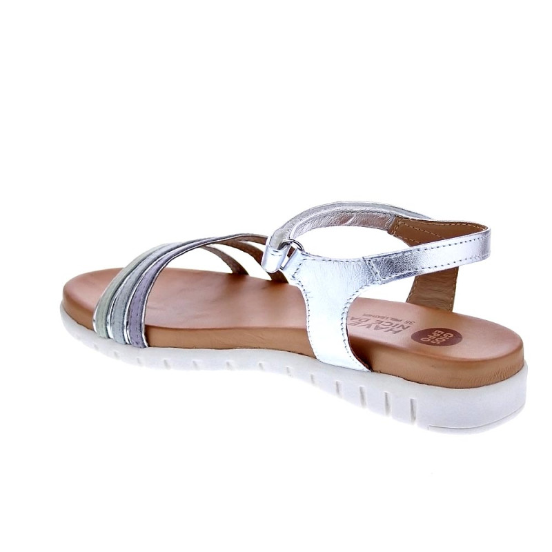 Sandalias Gioseppo zapatos Niña modelo 68237 Plata 