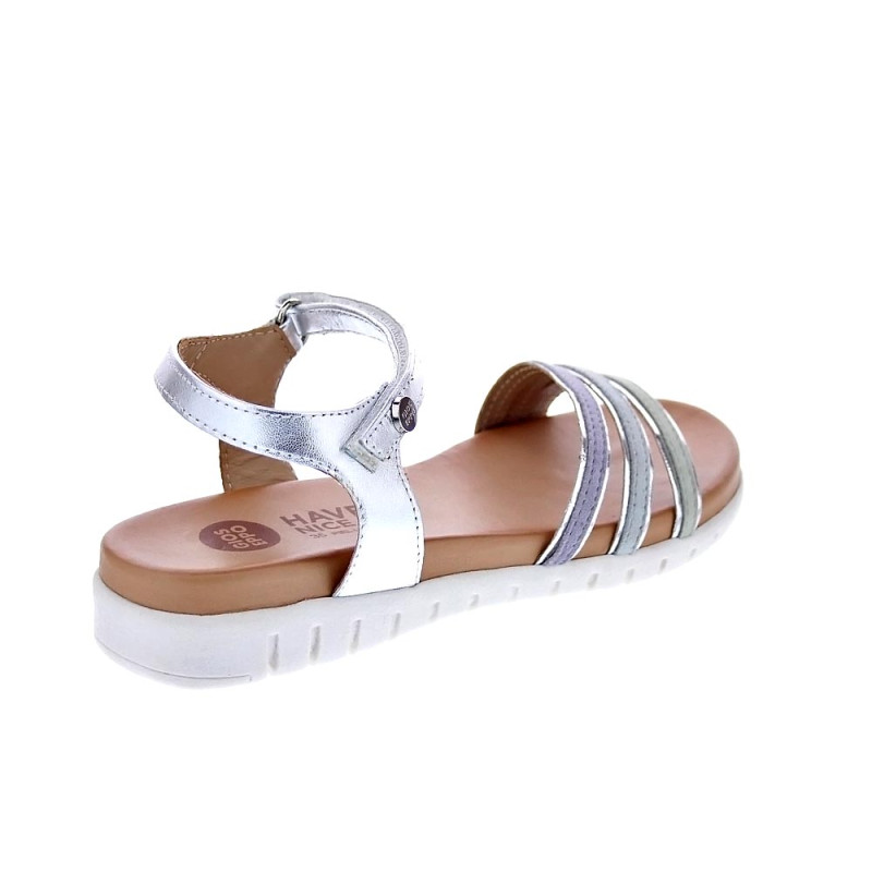 Sandalias Gioseppo zapatos Niña modelo 68237 Plata 