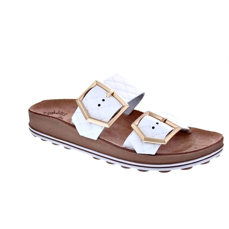 Sandalias Fantasy Sandals zapatos Mujer modelo Taylor Blanco 