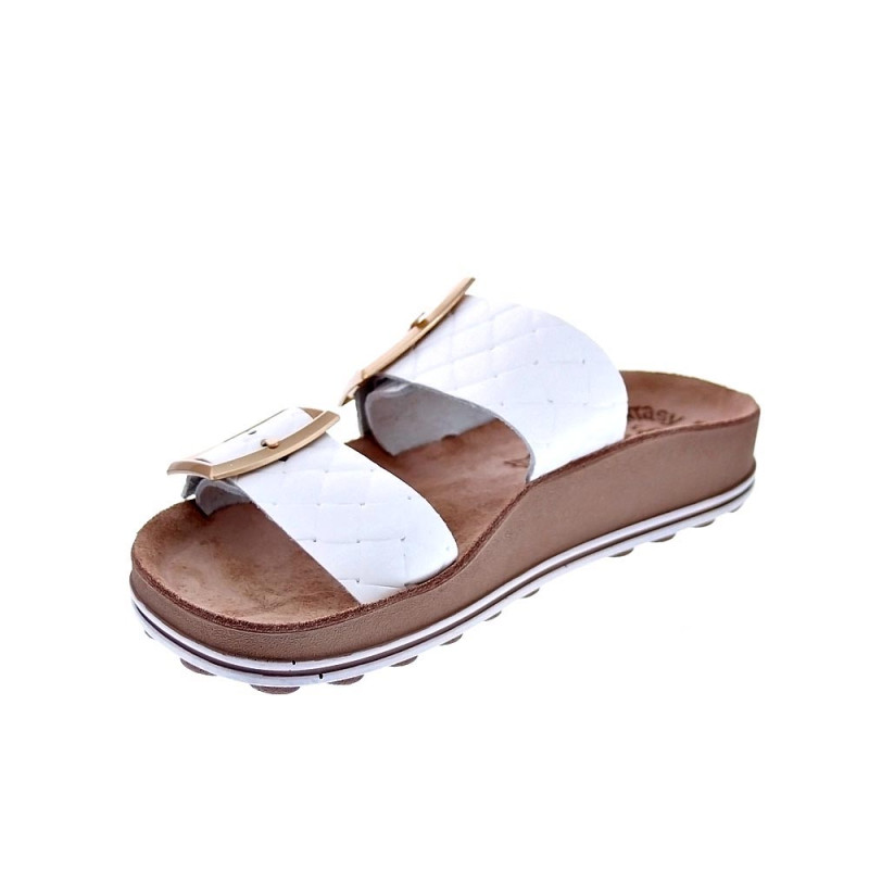 Sandalias Fantasy Sandals zapatos Mujer modelo Taylor Blanco 
