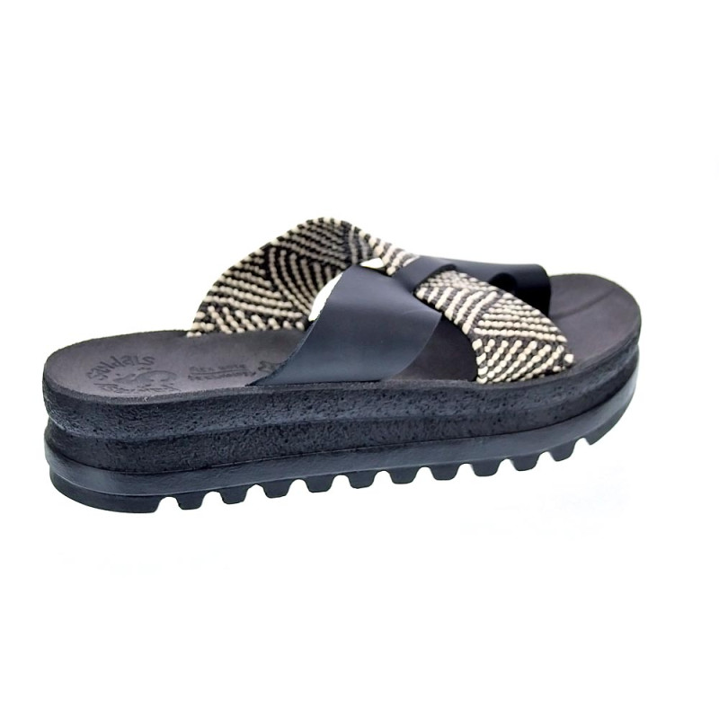 Sandalias Fantasy Sandals zapatos Mujer modelo Sansa Negro 