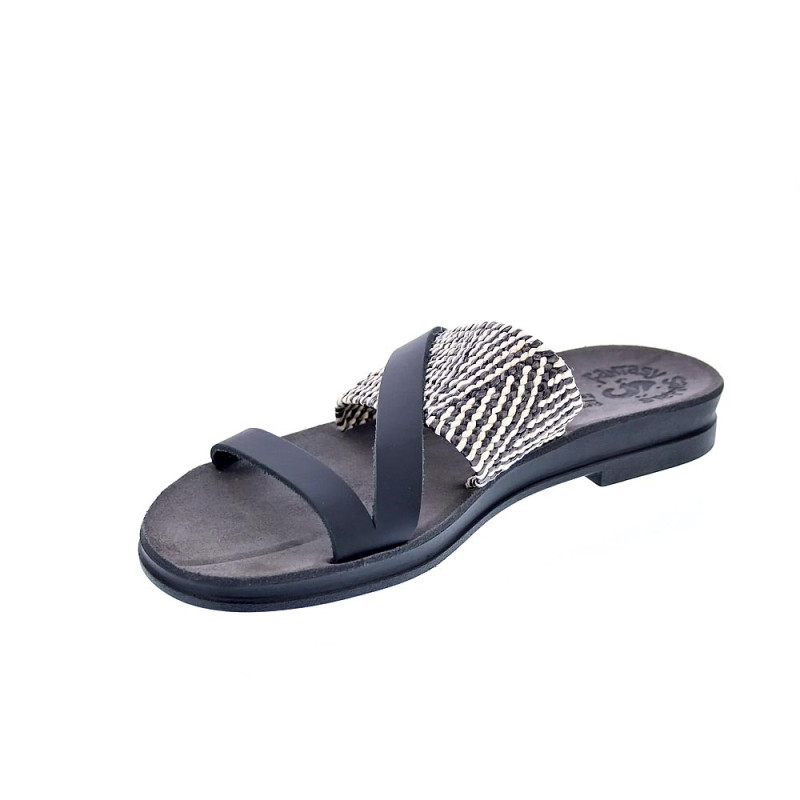 Sandalias Fantasy Sandals zapatos Mujer modelo Andrea Negro 