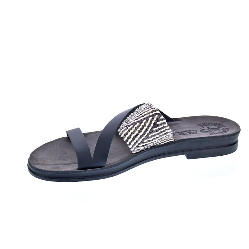 Sandalias Fantasy Sandals zapatos Mujer modelo Andrea Negro 