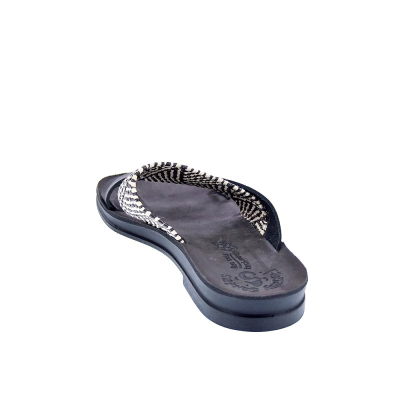 Sandalias Fantasy Sandals zapatos Mujer modelo Andrea Negro 