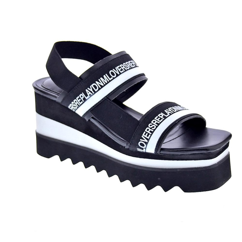 Sandalias Replay zapatos Mujer modelo New Ginger Negro 