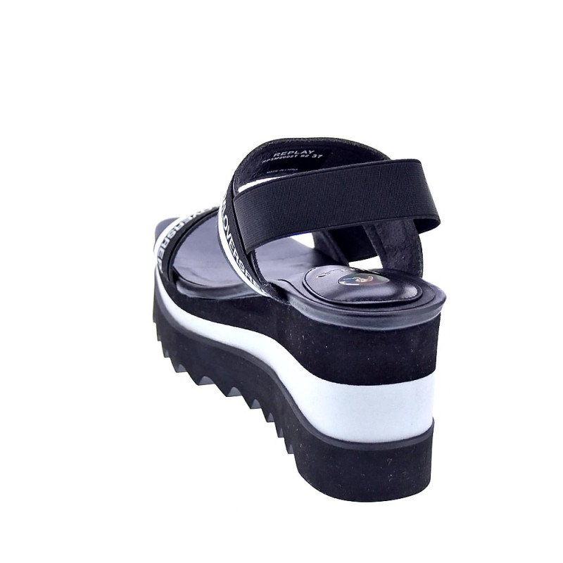 Sandalias Replay zapatos Mujer modelo New Ginger Negro 