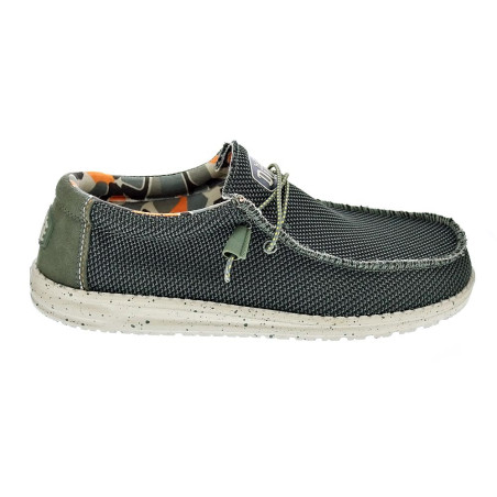 Mocasines Hey Dude zapatos Hombre modelo Wally Sox Verde 