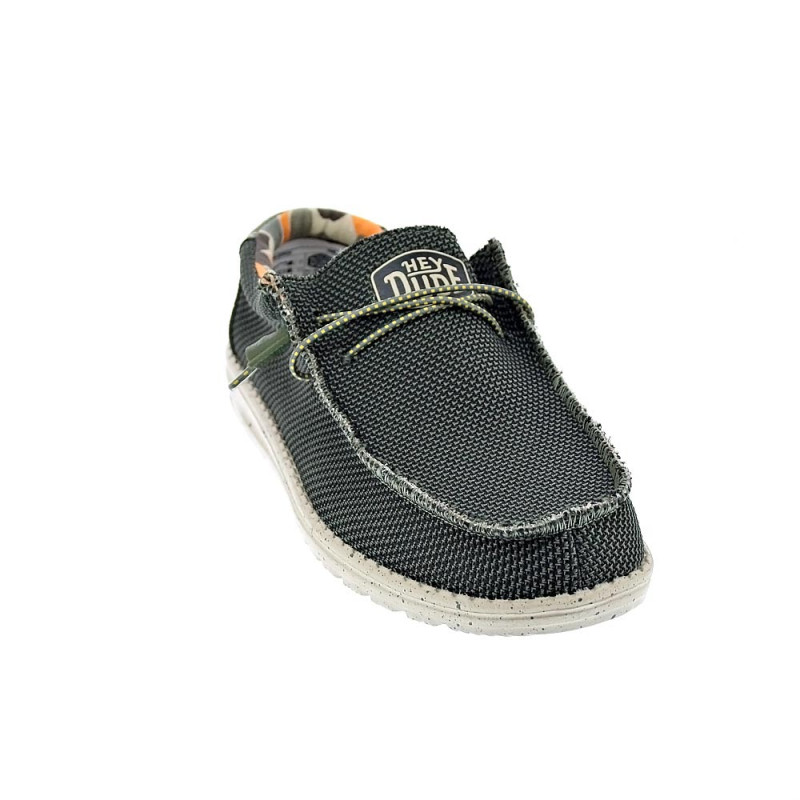 Mocasines Hey Dude zapatos Hombre modelo Wally Sox Verde 