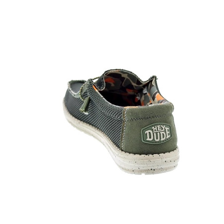 Mocasines Hey Dude zapatos Hombre modelo Wally Sox Verde 