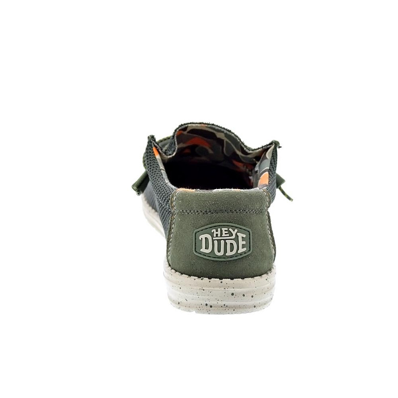Mocasines Hey Dude zapatos Hombre modelo Wally Sox Verde 