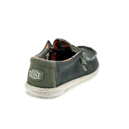 Mocasines Hey Dude zapatos Hombre modelo Wally Sox Verde 