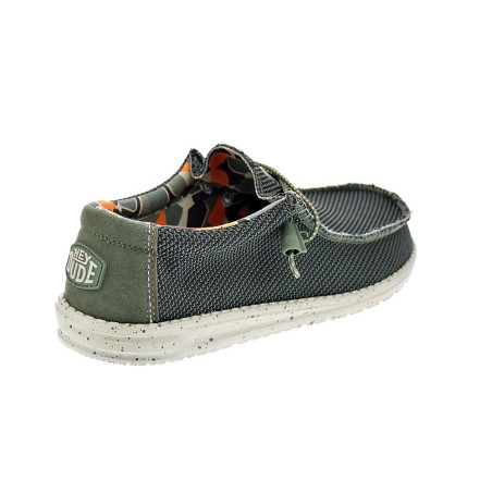 Mocasines Hey Dude zapatos Hombre modelo Wally Sox Verde 