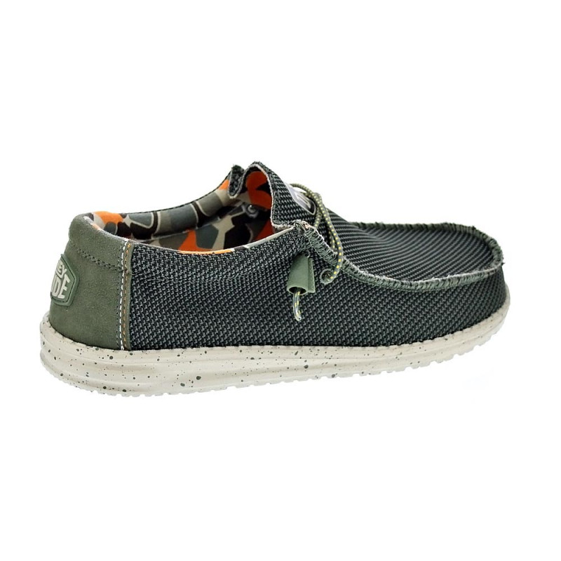 Mocasines Hey Dude zapatos Hombre modelo Wally Sox Verde 