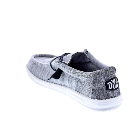 Mocasines Hey Dude zapatos Hombre modelo Wally Stretch Mix Gris 