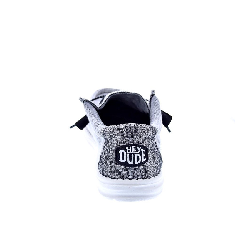 Mocasines Hey Dude zapatos Hombre modelo Wally Stretch Mix Gris 
