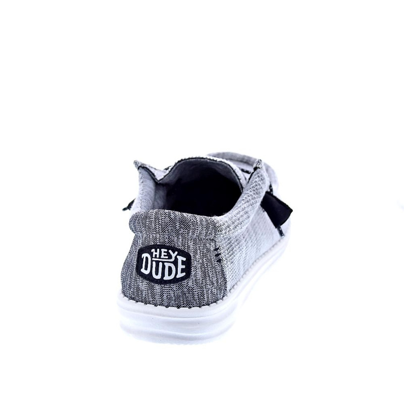 Mocasines Hey Dude zapatos Hombre modelo Wally Stretch Mix Gris 