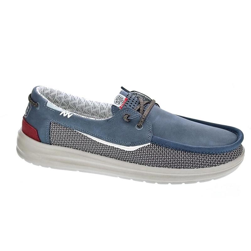 Mocasines Hey Dude zapatos Hombre modelo Welsh Grip Mix Azul 